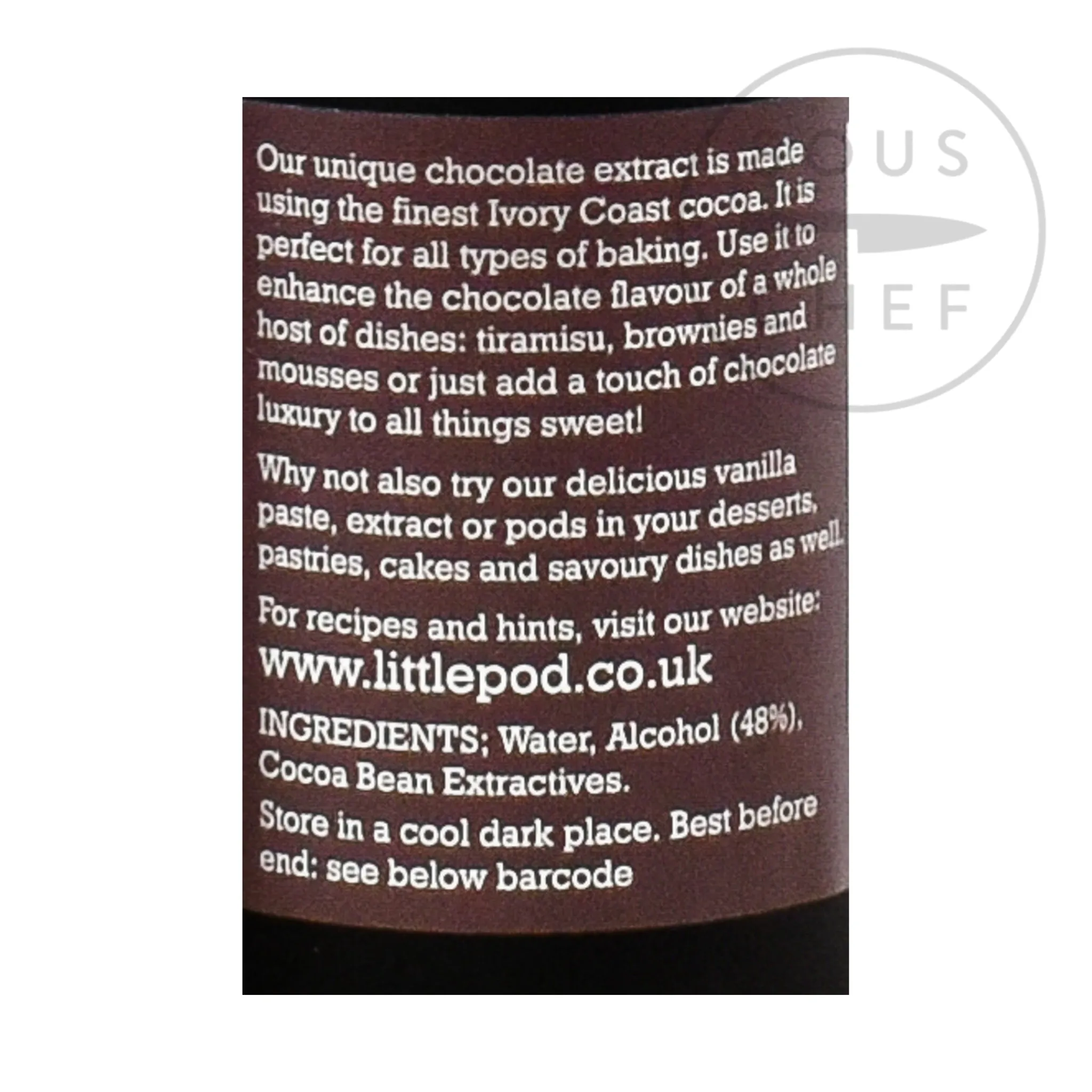 Sale Pure Chocolate Extract, 100ml Ingredients Brands|Made In The Uk