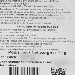 Pectine NH Nappage, 1kg Ingredients Brands|Baking Ingredients