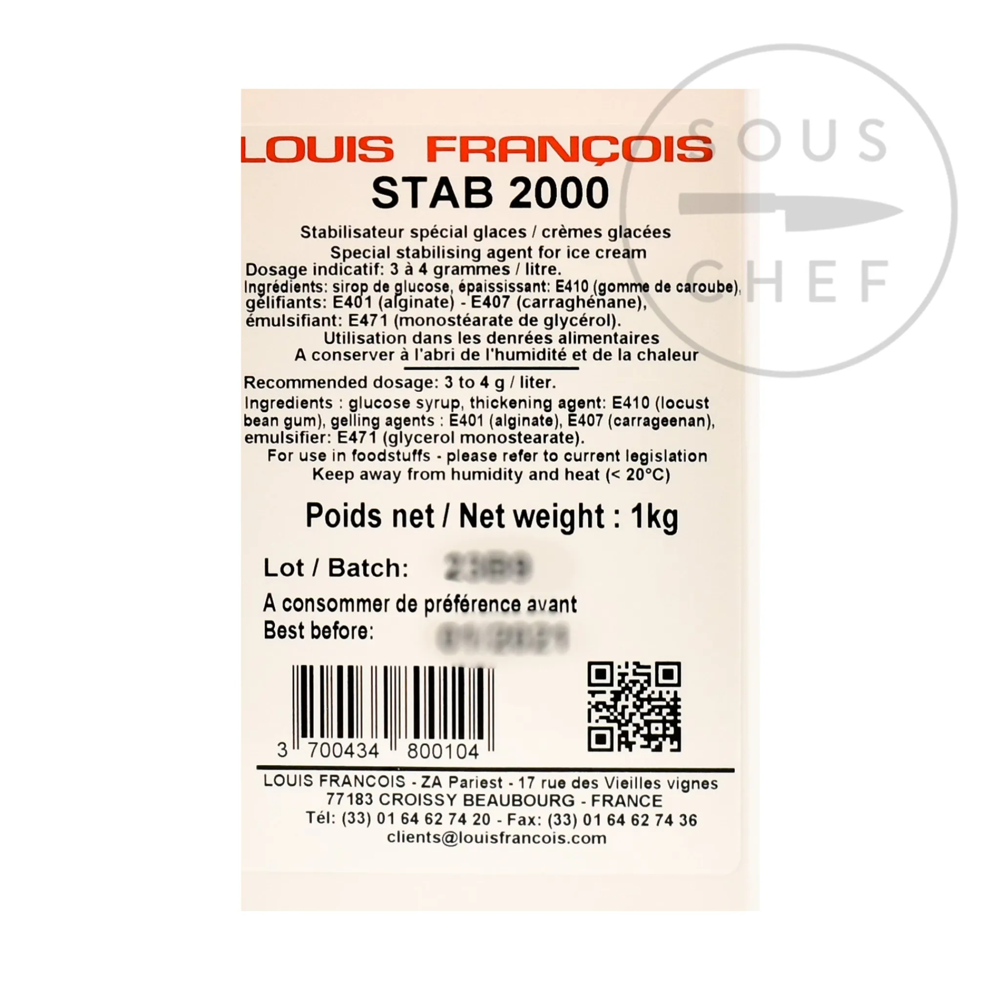 Clearance Stab 2000, 1kg Ingredients Brands|Baking Ingredients