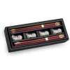 Clearance Lucky Cats Chopstick & Rest Set, 4 Pairs Japanese Ingredients|Tableware Brands