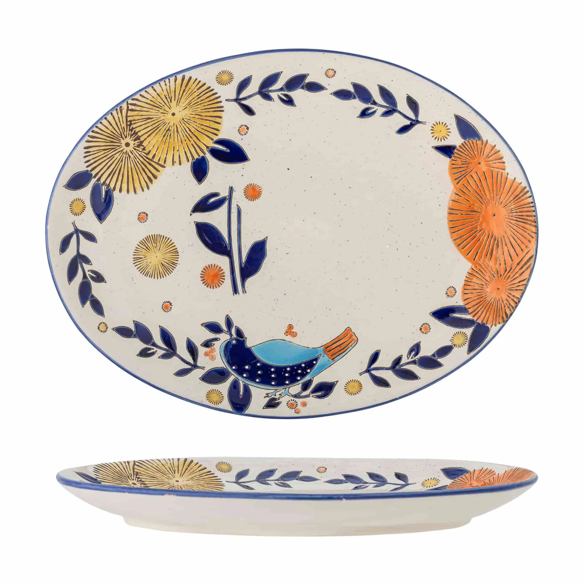 New Lynna Floral Serving Plate, 34cm Serveware|Tableware Brands