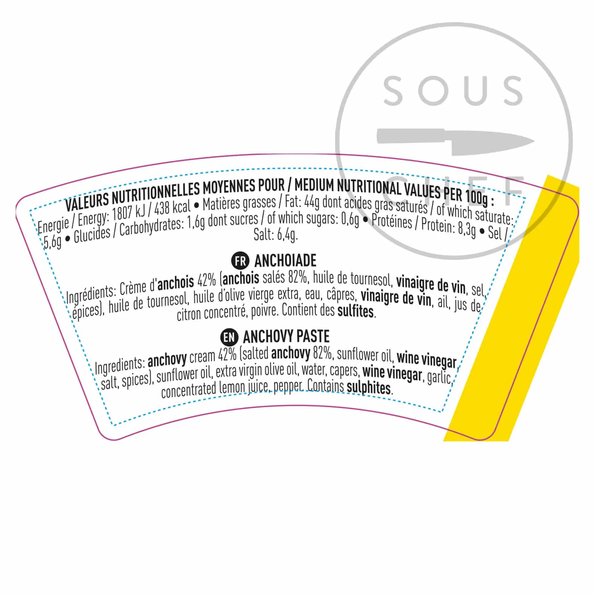Sale Anchoiade Anchovy Spread, 90g Ingredients Brands|French Ingredients