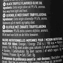 Discount Black Truffle Flavoured Olive Oil, 100ml Ingredients Brands|French Ingredients