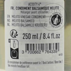 Sale Mojito Vinegar Condiment, 250ml Ingredients Brands|Oil, Vinegar & Dressings