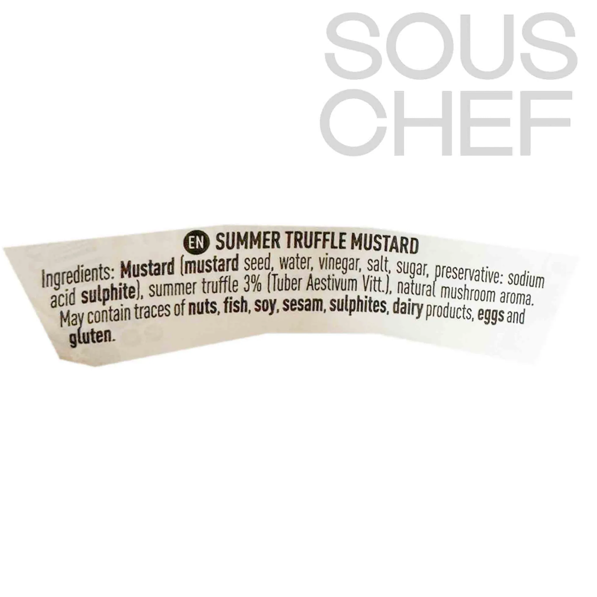 New Mustard With Summer Truffle, 110g Ingredients Brands|French Ingredients