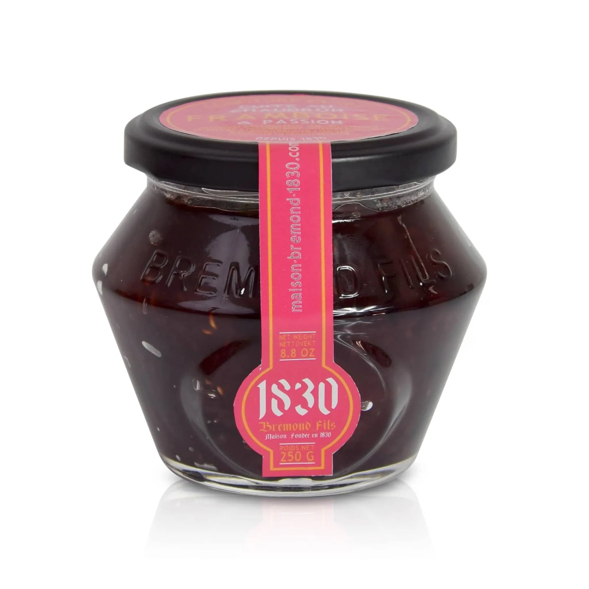New Raspberry & Passion Fruit Jam, 250g Ingredients Brands|French Ingredients