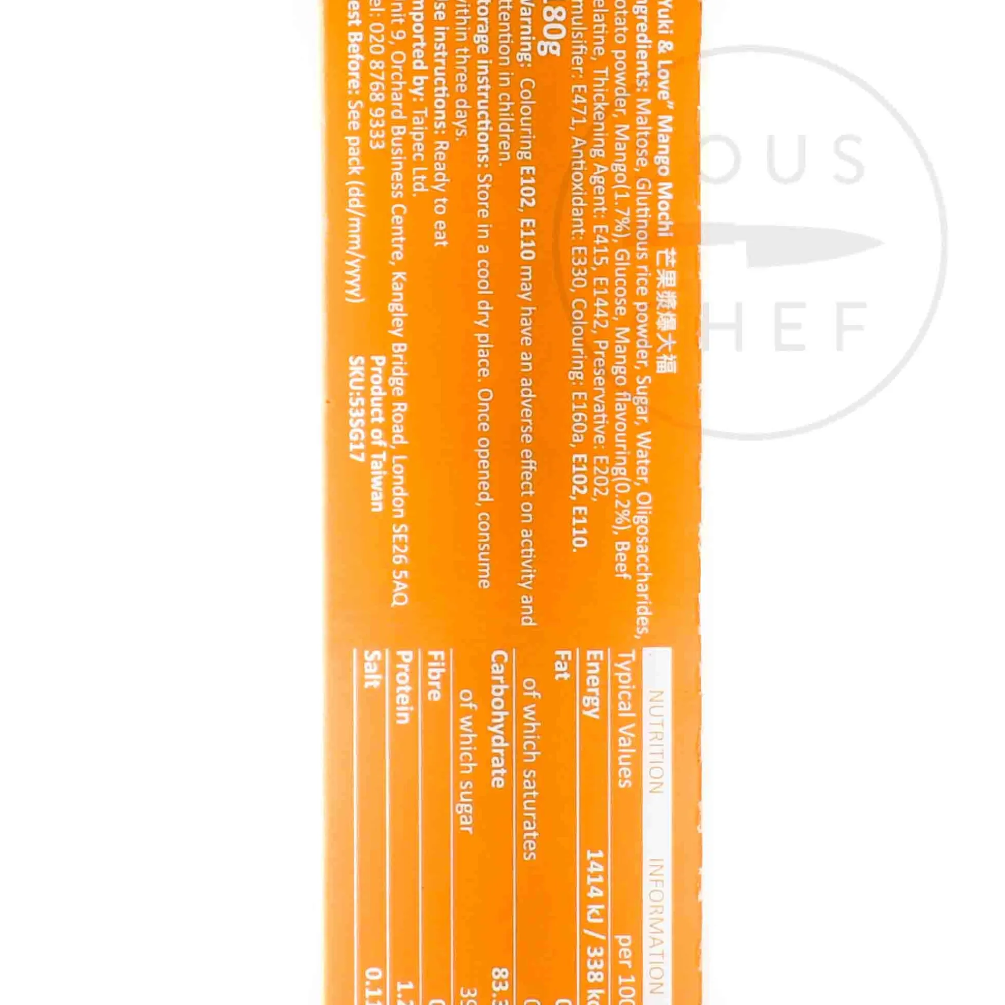 Clearance Mango Flavoured Mochi, 180g Ingredients Brands|Japanese Ingredients