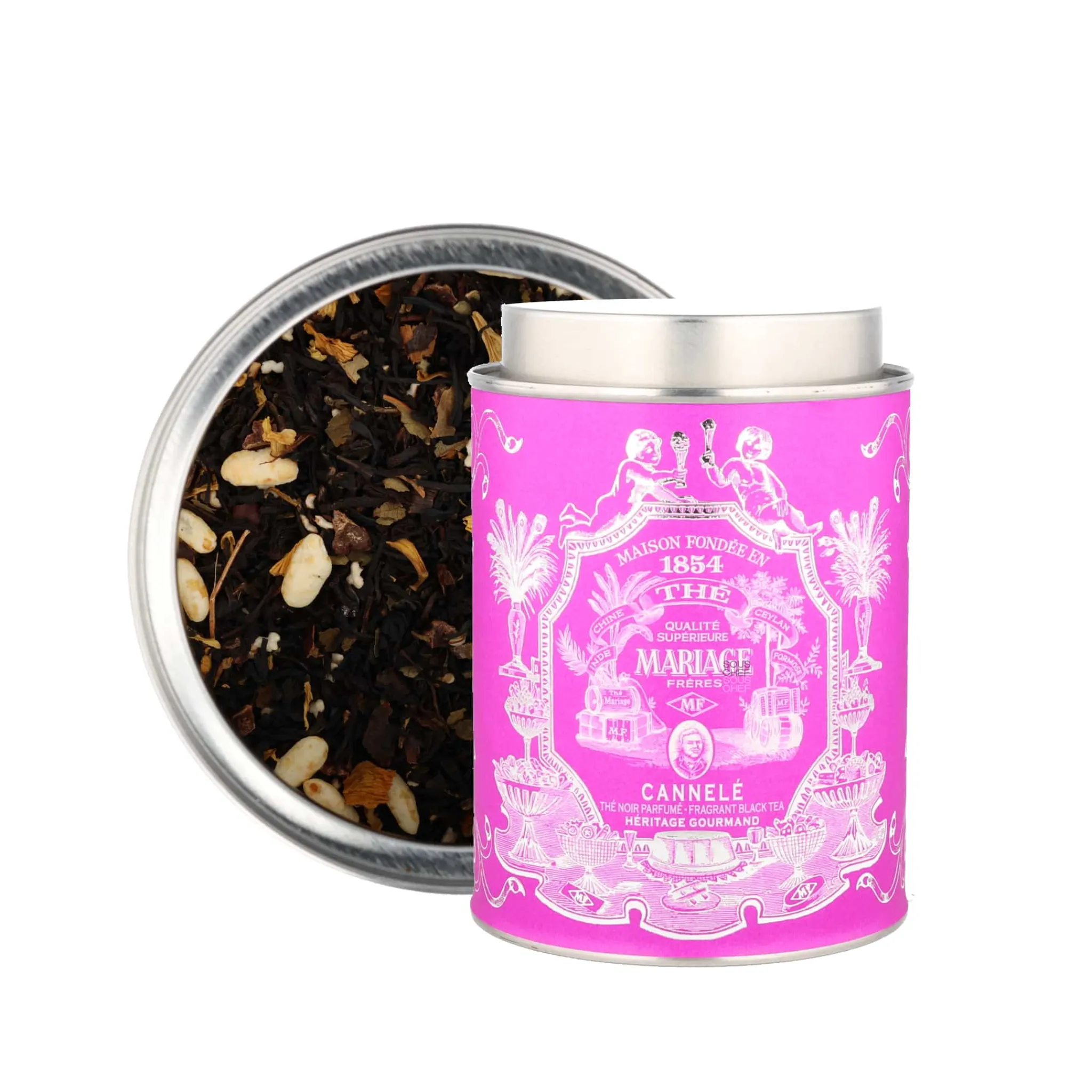 Hot Heritage Gourmand Cannele Black Loose Tea, 100g Ingredients Brands|Drinks