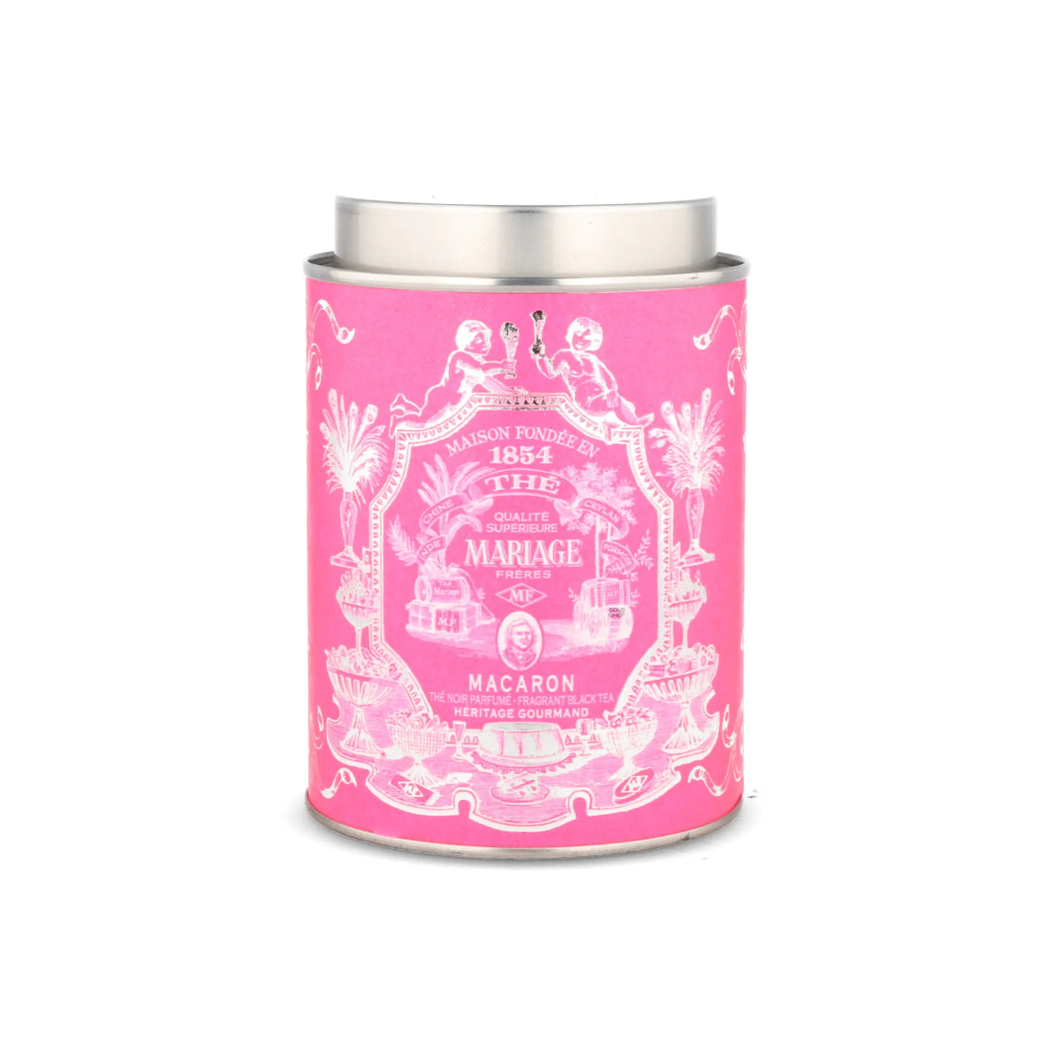 Sale Heritage Gourmand Macaron Black Loose Tea, 100g Ingredients Brands|Drinks