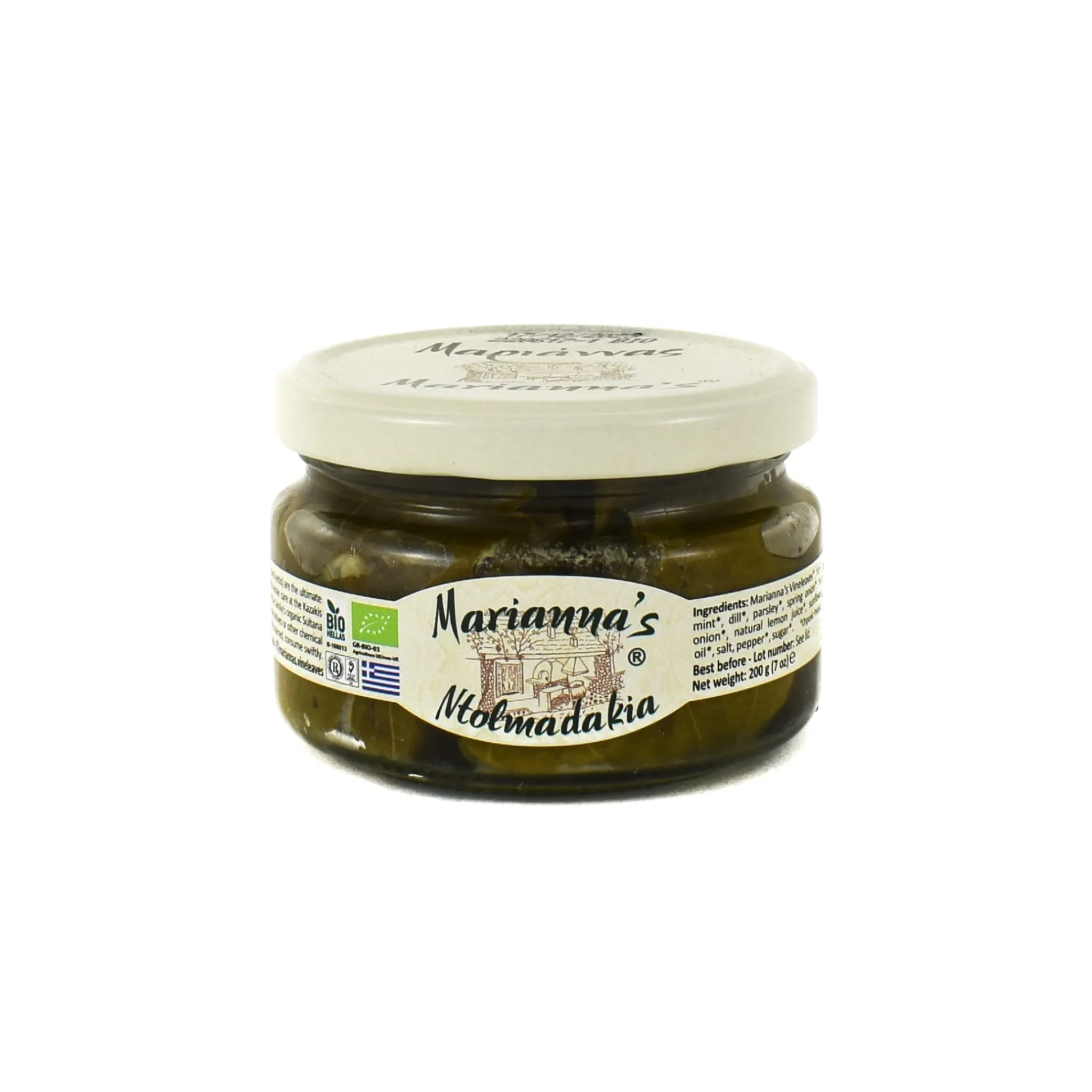 Outlet Organic Dolmadakia Stuffed Vine Leaves, 200g Ingredients Brands|Greek Ingredients