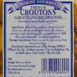 Outlet Garlic Croutons, 100g Ingredients Brands|French Ingredients