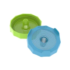 Hot Wide Mouth Bean Screens Sprouting Lids, Set of 2 Pickling, Preserving & Fermenting Jars