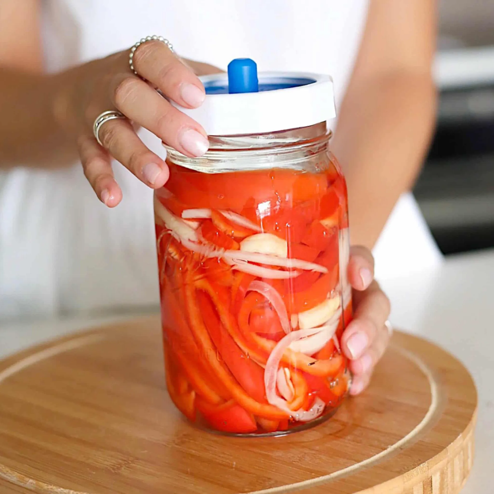 Best Wide Mouth Tough Bands, Set of 4 Pickling, Preserving & Fermenting Jars