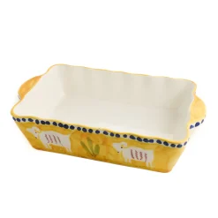 Outlet Gallina Yellow Goat Rectangular Roasting Dish Baking Supplies & Equipment