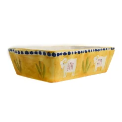 Outlet Gallina Yellow Goat Rectangular Roasting Dish Baking Supplies & Equipment