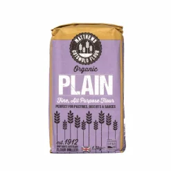 Clearance Matthews Cotswold Organic Plain Flour, 1.5kg Made In The Uk|Baking Ingredients