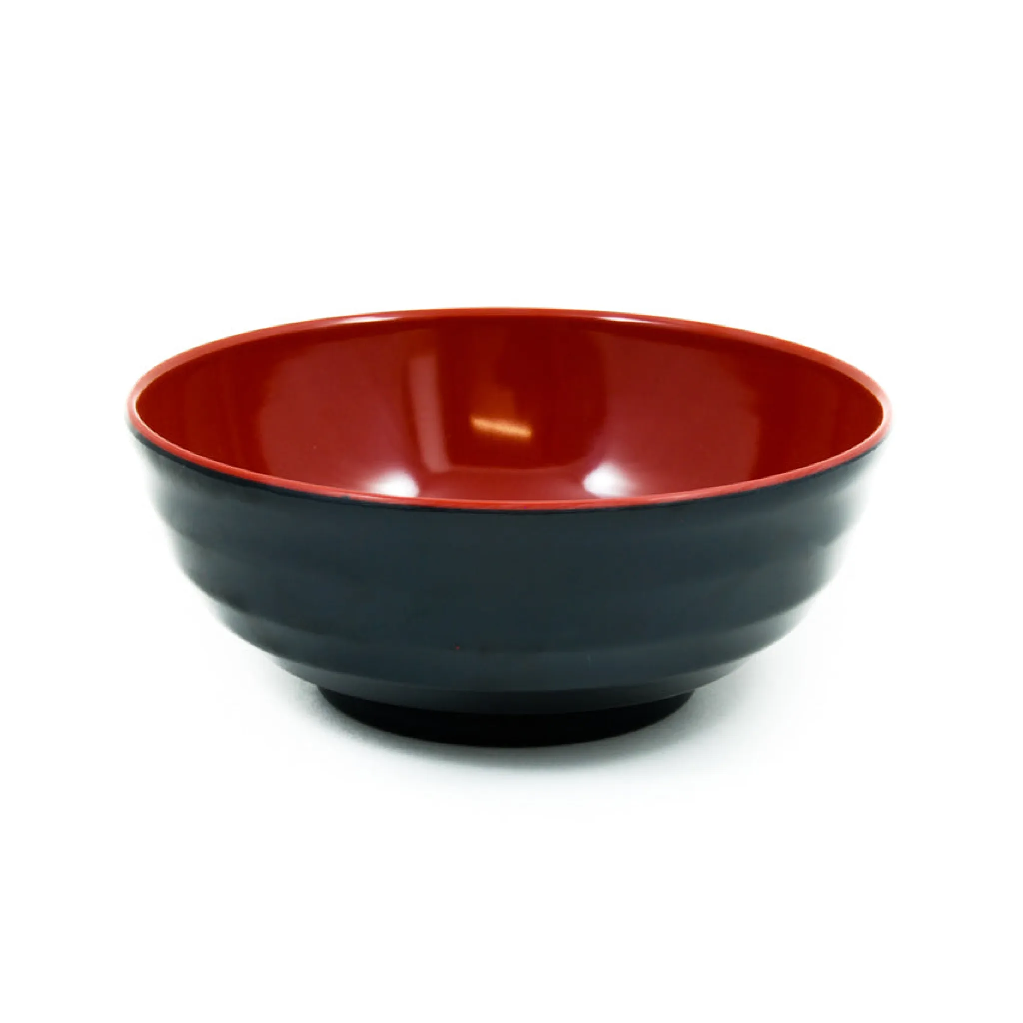 Melamine Red & Black Ramen Bowl, 19.5cm Japanese Ingredients|Chinese Ingredients