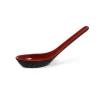 New Melamine Red & Black Soup Spoon Tableware Brands|Japanese Ingredients