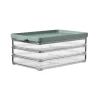 Omnia 3 Layer Fridge Storage Box for Meat Cuts, Nordic Sage Tableware Brands|Food Storage & Containers