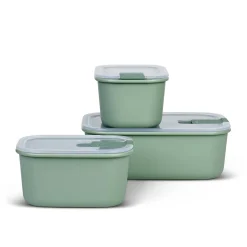 Discount 3 Piece Easyclip Storage Box Set, Nordic Sage Tableware Brands|Food Storage & Containers