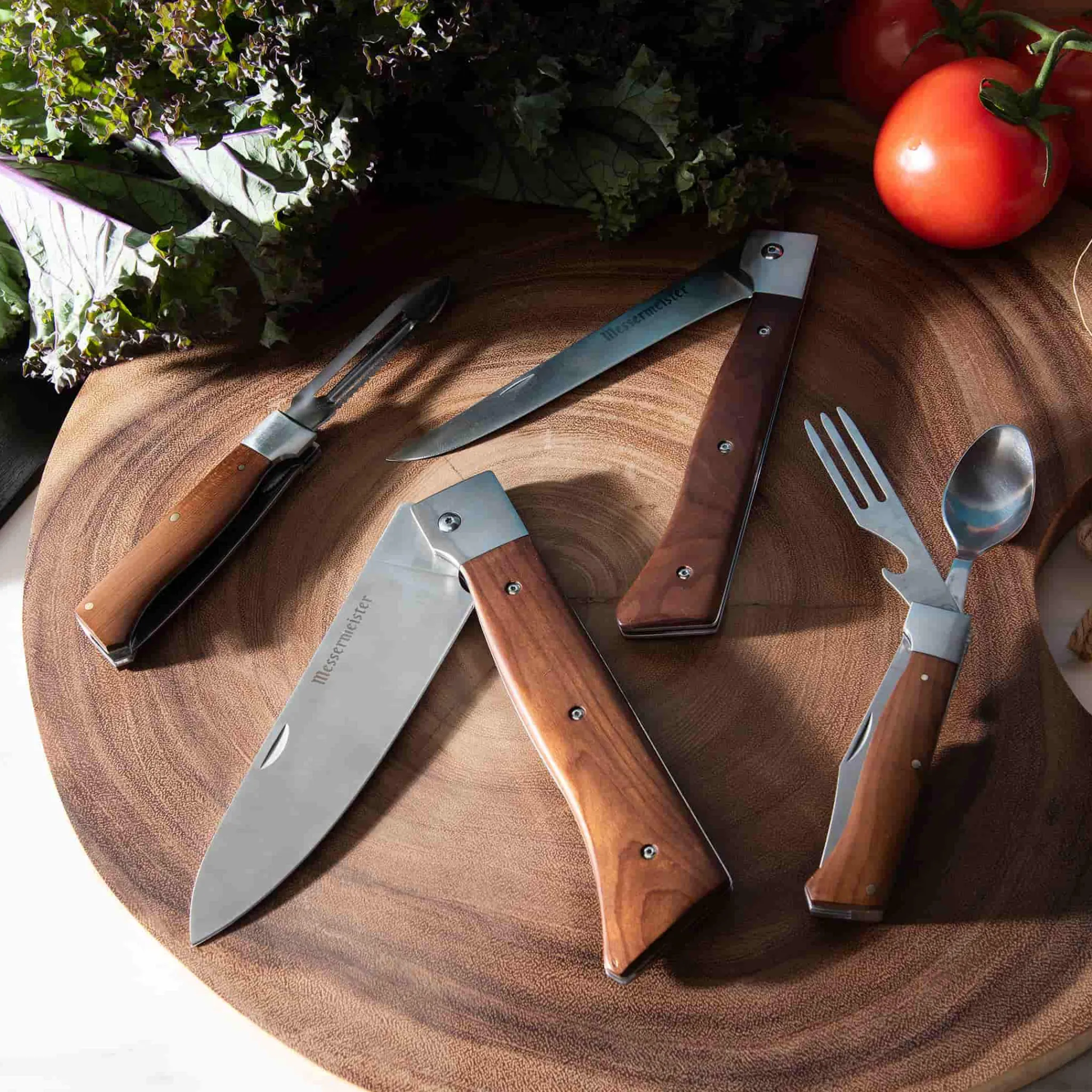 Hot Adventure Chef Maple 6 Piece Knife and Cutlery Set Cutlery|Kitchen Knives