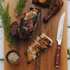 Best Avanta Pakkawood 4 Piece Steak Knife Set, Brown Kitchen Knives
