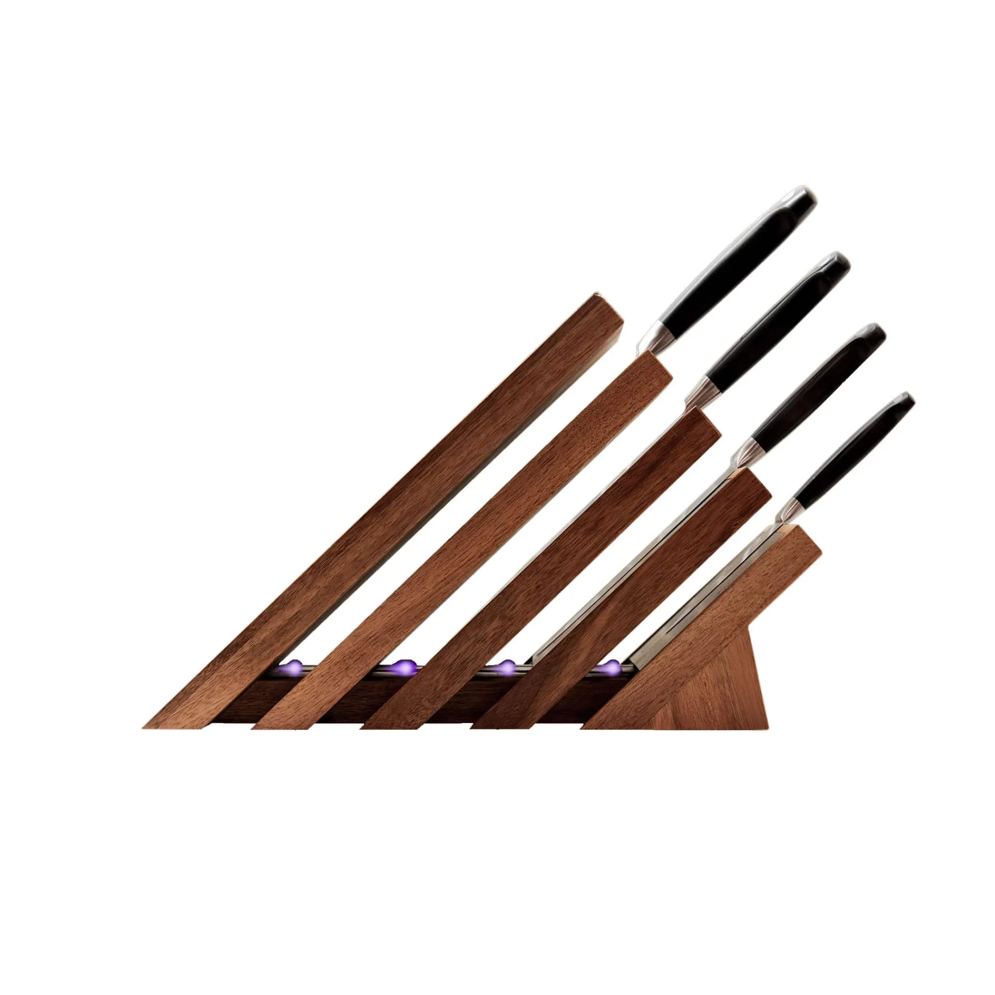 Discount Next Level Magnetic Knife Block w/ UV lights Kitchen Knives