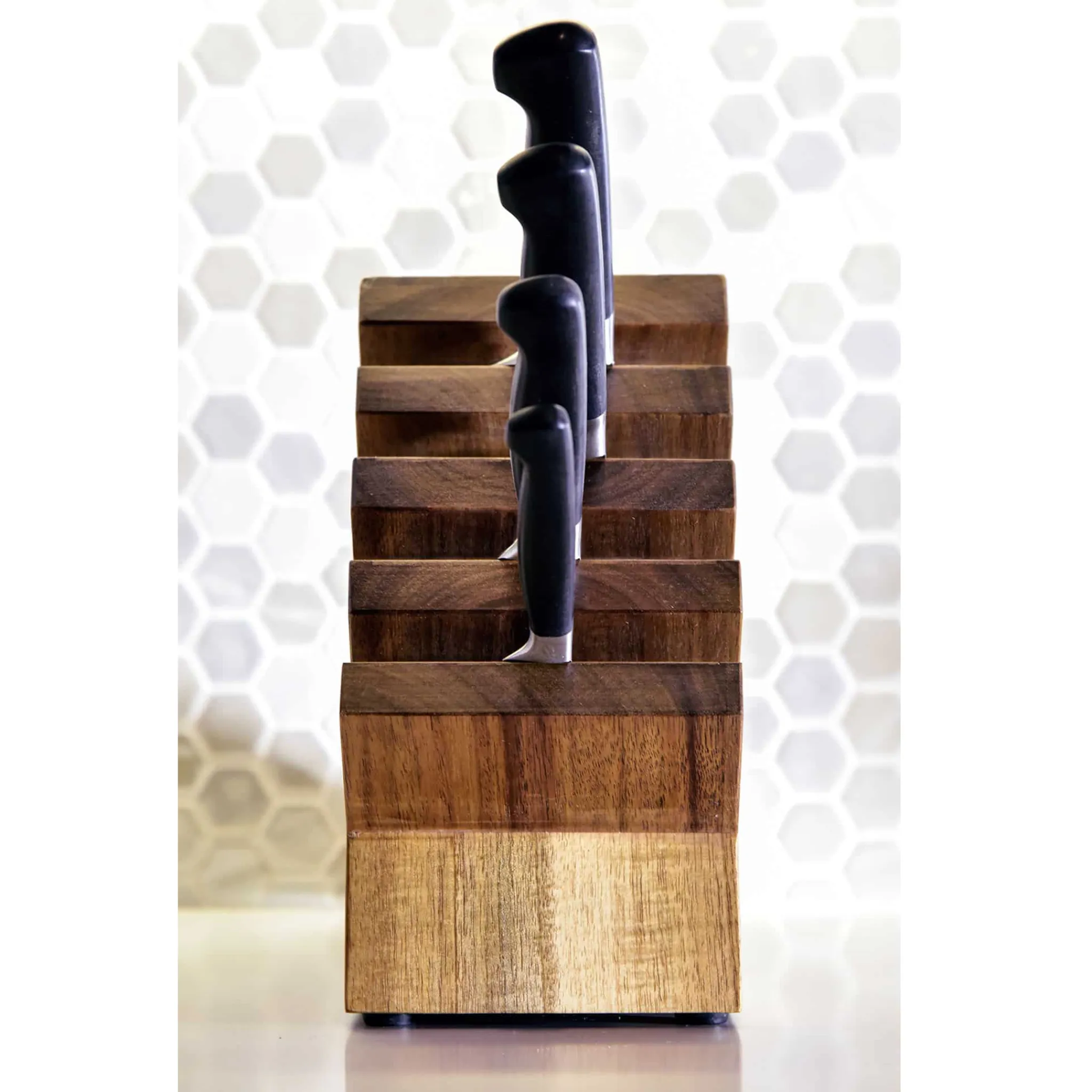 Discount Next Level Magnetic Knife Block w/ UV lights Kitchen Knives