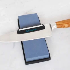 Online Sharpening Guide for Whetstone, Set of 2 Kitchen Knives