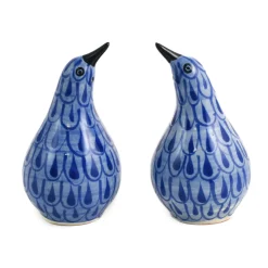 New Mexican Hand Painted Bird Salt & Pepper Shaker Set Mexican Ingredients|Table Setting
