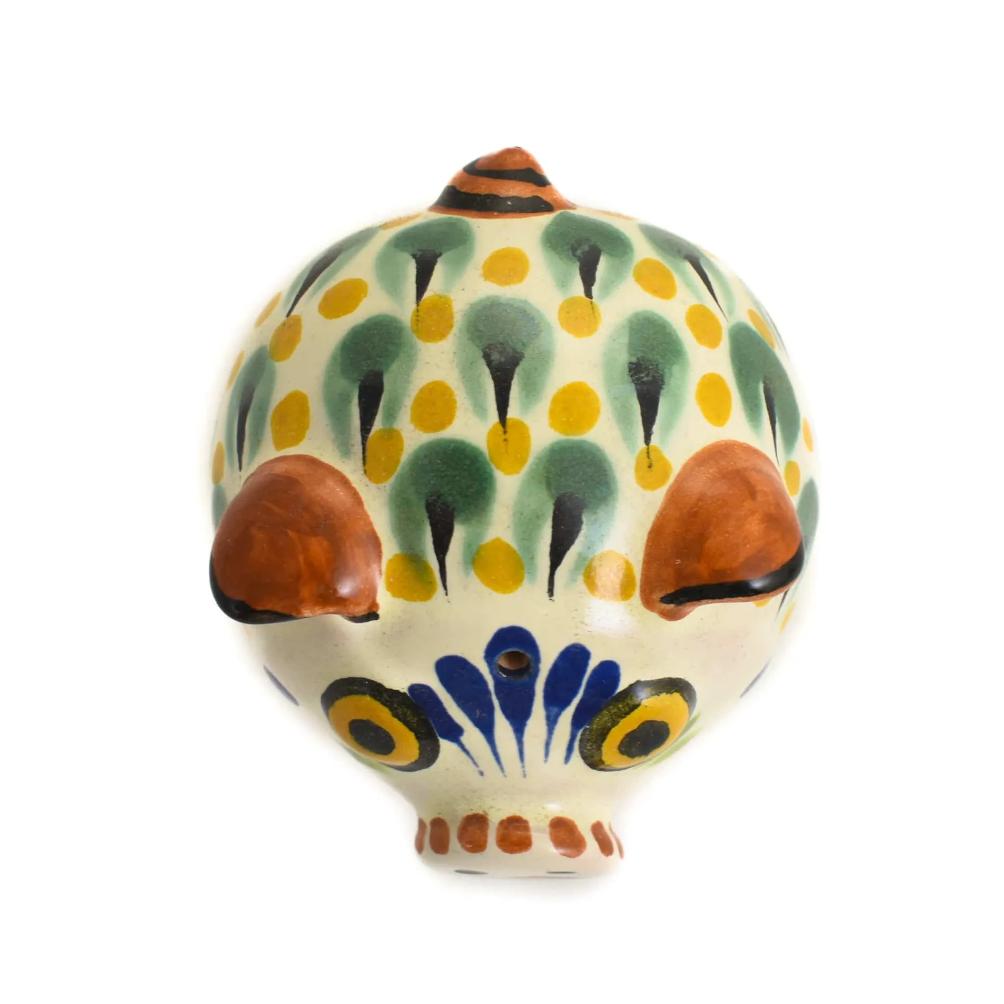 Mexican Hand Painted Blue Pig Salt & Pepper Shaker Set Mexican Ingredients|Table Setting