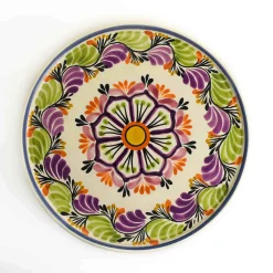 Best Mexican Hand Painted Cake Stand, 10'' Mexican Ingredients|Tableware Brands