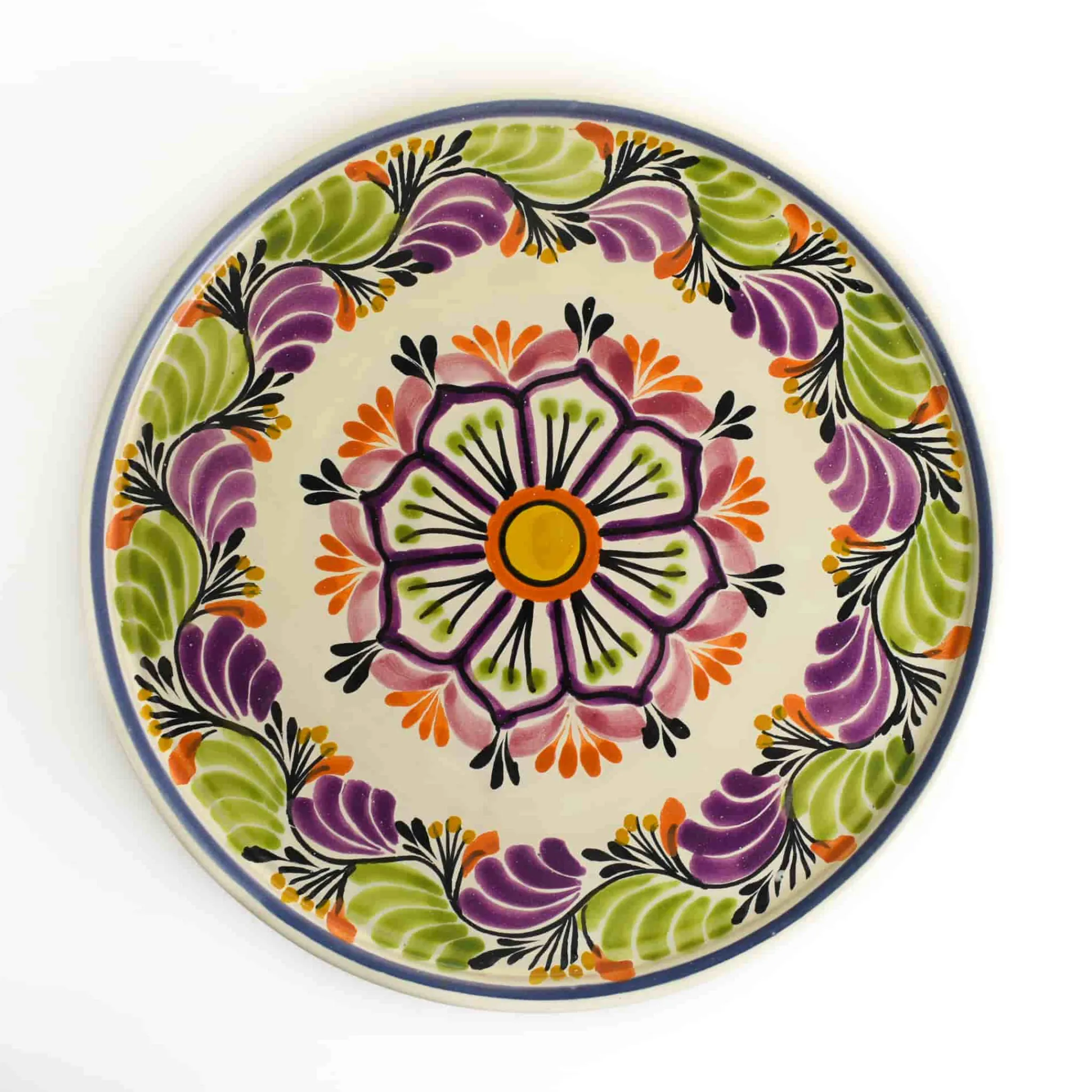 Best Mexican Hand Painted Cake Stand, 10'' Mexican Ingredients|Tableware Brands