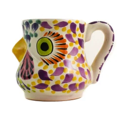 Outlet Mexican Hand Painted Rooster Mug with Orange Detail Mexican Ingredients|Tableware Brands