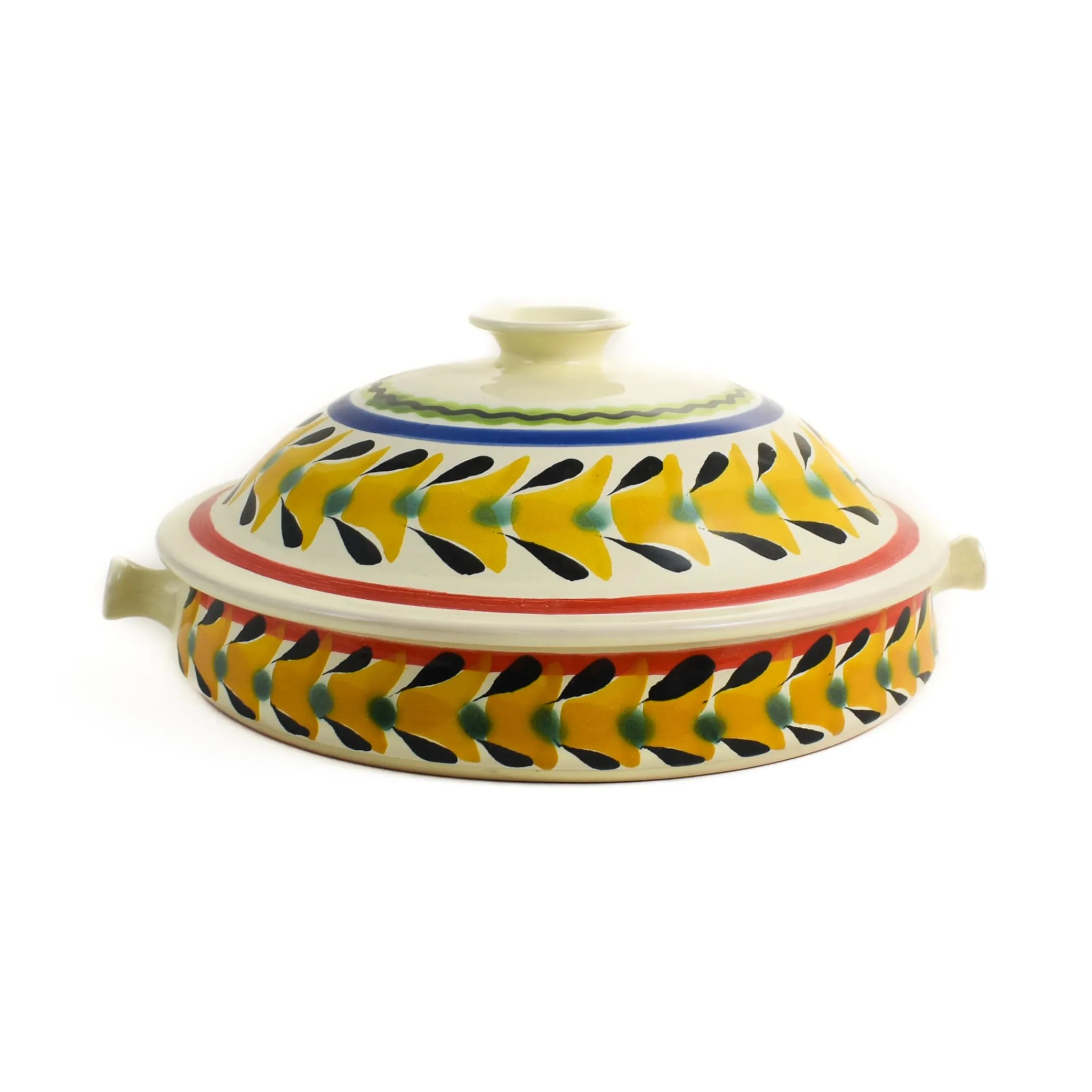 Mexican Hand Painted Rooster Tortilla Warmer, 22cm Mexican Ingredients|Tableware Brands