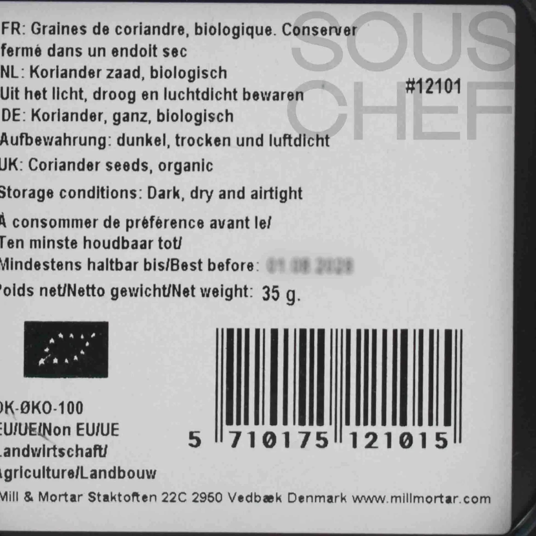 New Organic Coriander Seeds, 35g Ingredients Brands|Indian Ingredients