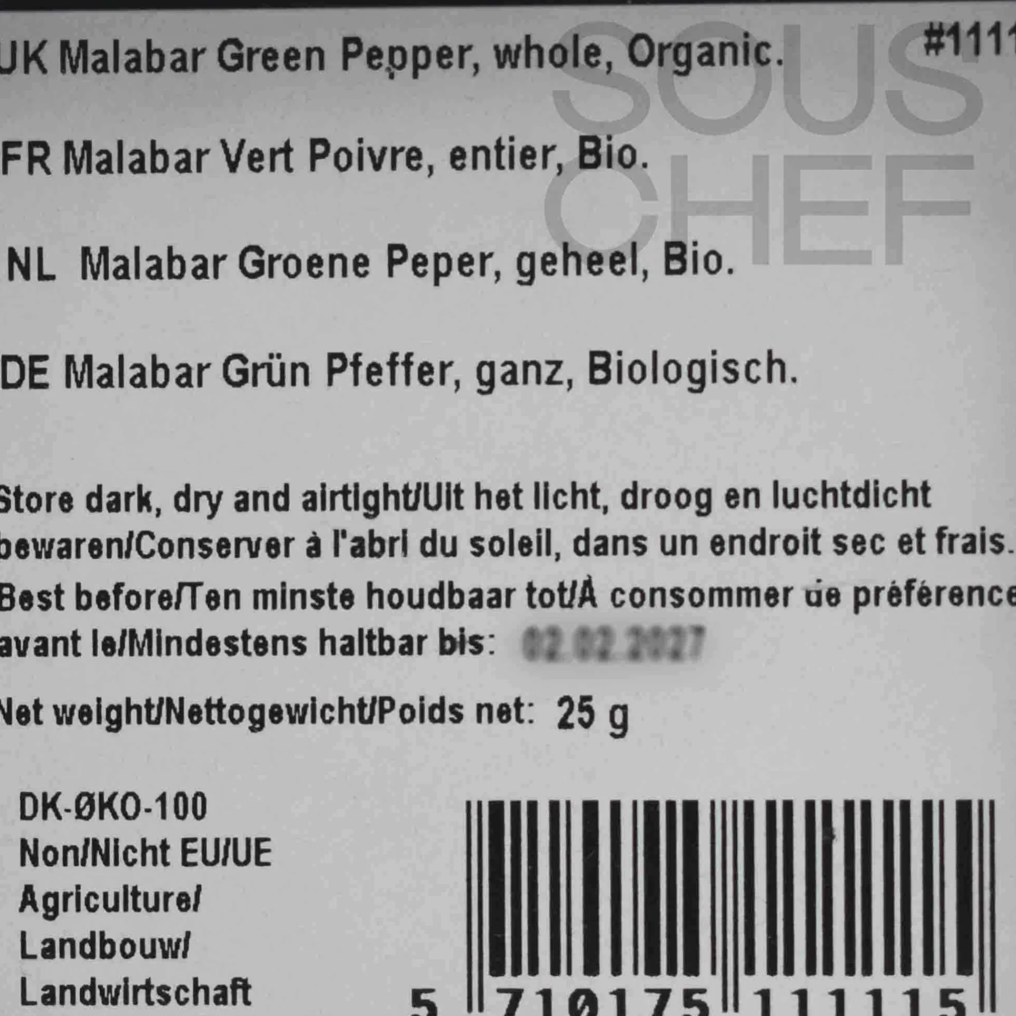 New Organic Malabar Green Peppercorn, 25g Ingredients Brands|Indian Ingredients