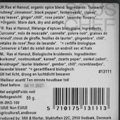 Sale Organic Ras el Hanout, 55g Ingredients Brands|African Ingredients