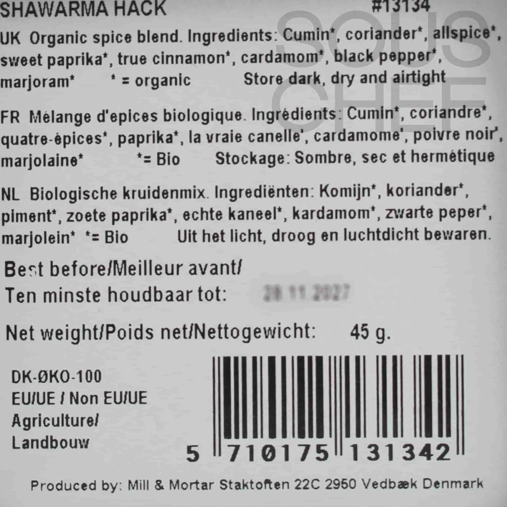 Sale Organic Shawarma Hack, 45g Ingredients Brands|Middle Eastern Ingredients