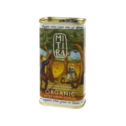New Lesvos Organic Extra Virgin Olive Oil Tin Greek Ingredients|Oil, Vinegar & Dressings