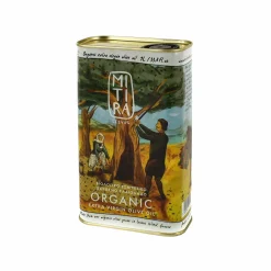 New Lesvos Organic Extra Virgin Olive Oil Tin Greek Ingredients|Oil, Vinegar & Dressings