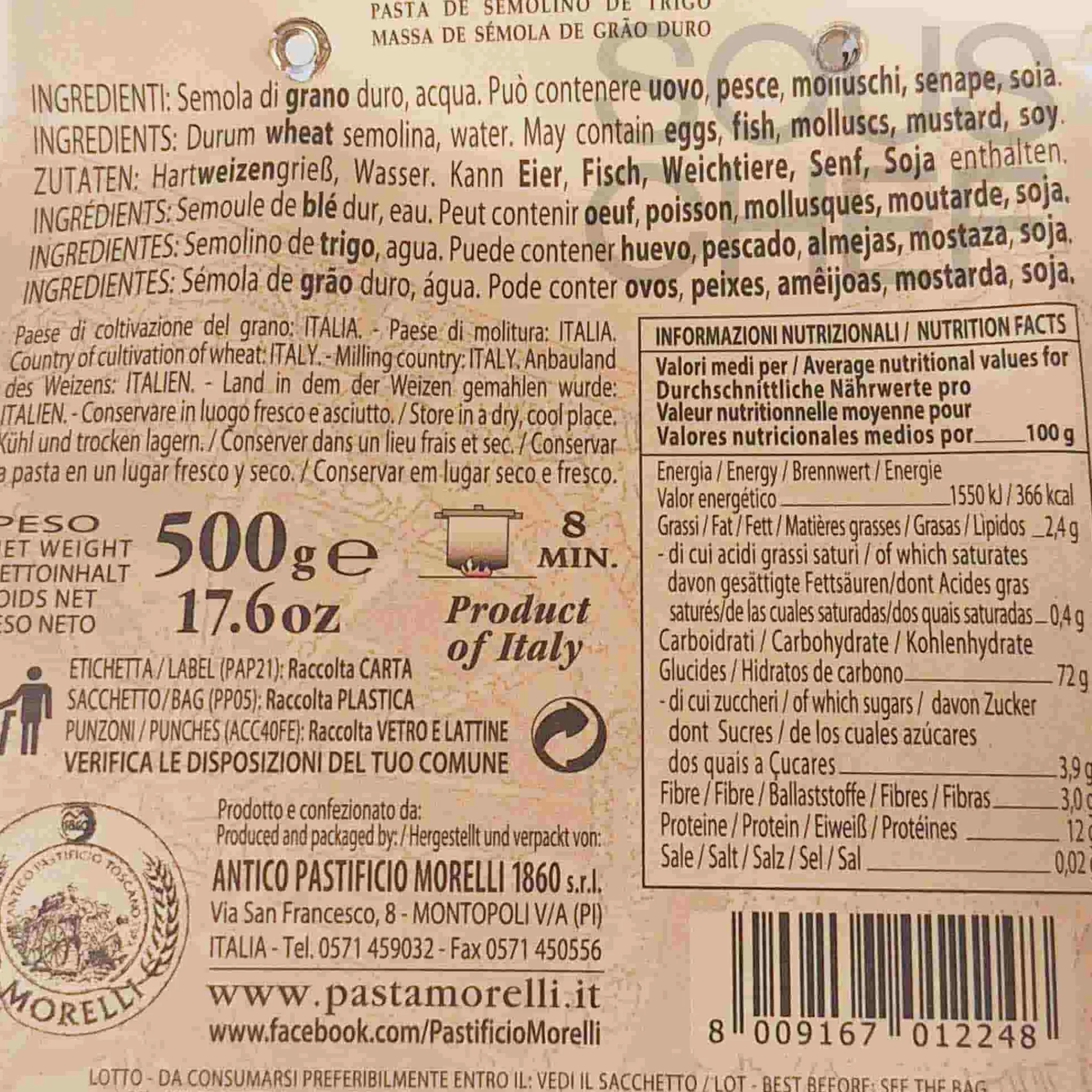 Outlet Busiate di Toscana, 500g Ingredients Brands|Italian Ingredients