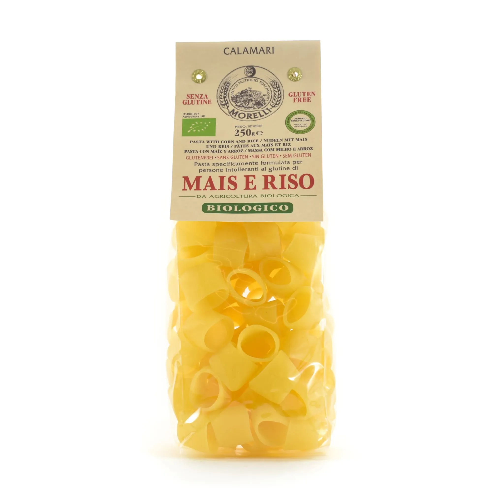 Sale Organic Gluten Free "Calamari" Pasta, 250g Ingredients Brands|Italian Ingredients