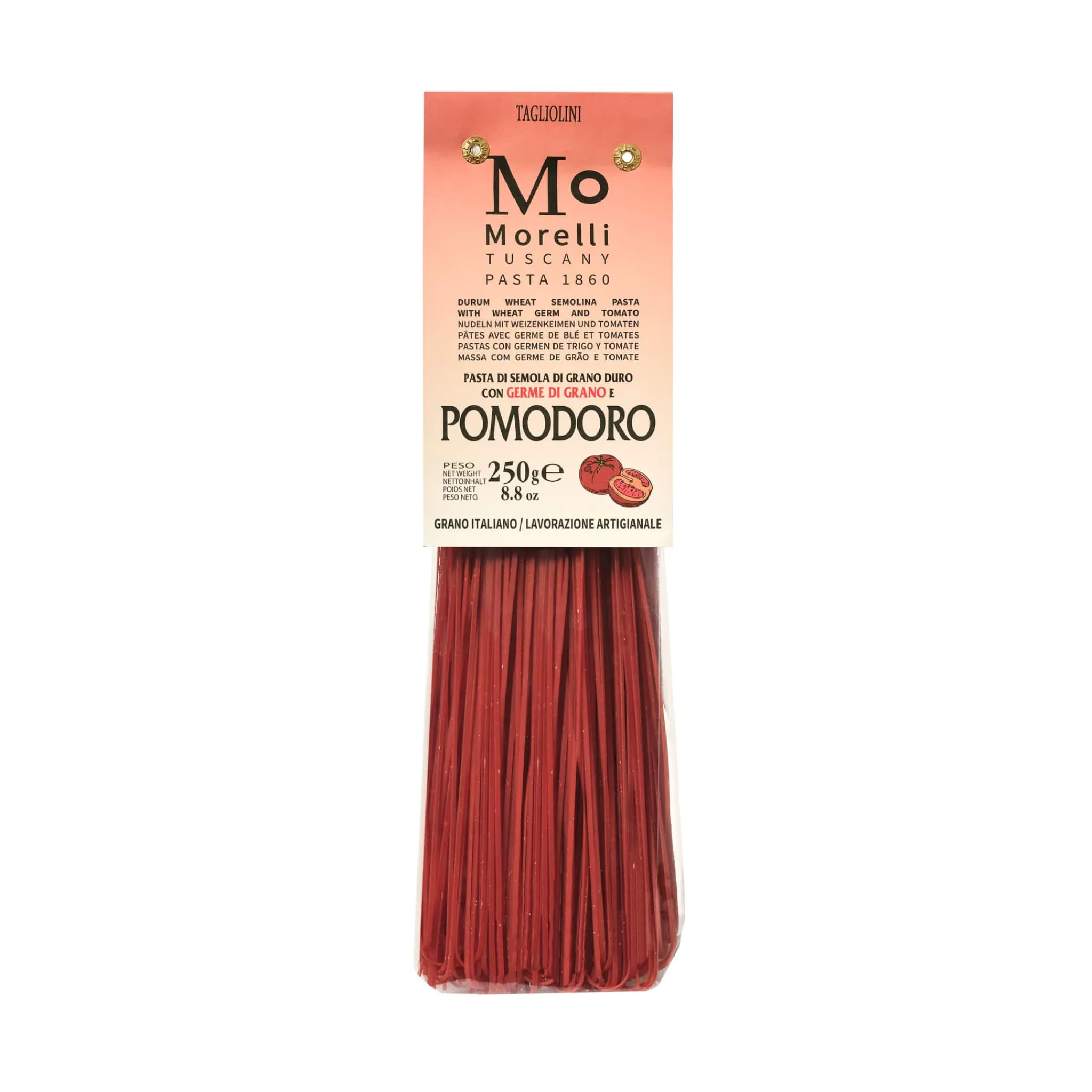 Discount Tomato Tagliolini Pasta, 250g Italian Ingredients|Pasta, Rice & Beans