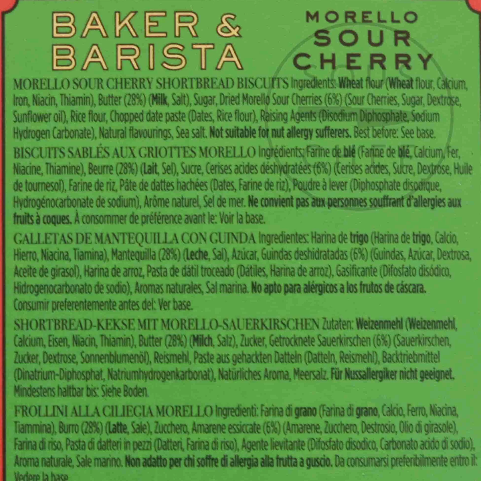 Hot Morello Sour Cherry Biscuits, 120g Cakes & Bakery|Ingredients Brands