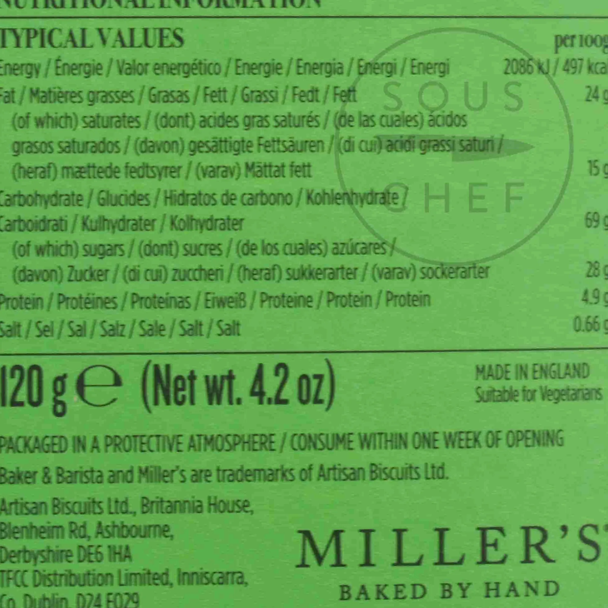 Hot Morello Sour Cherry Biscuits, 120g Cakes & Bakery|Ingredients Brands