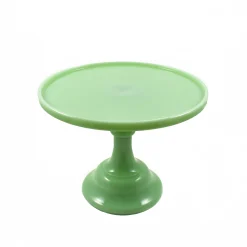 Best Jade Milk Glass Cake Stand American Ingredients|Serveware