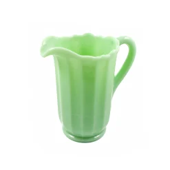 New Jade Milk Glass Pitcher American Ingredients|Jugs & Bottles