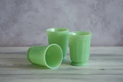 Sale Jade Milk Glass Tumbler Tableware Brands|American Ingredients