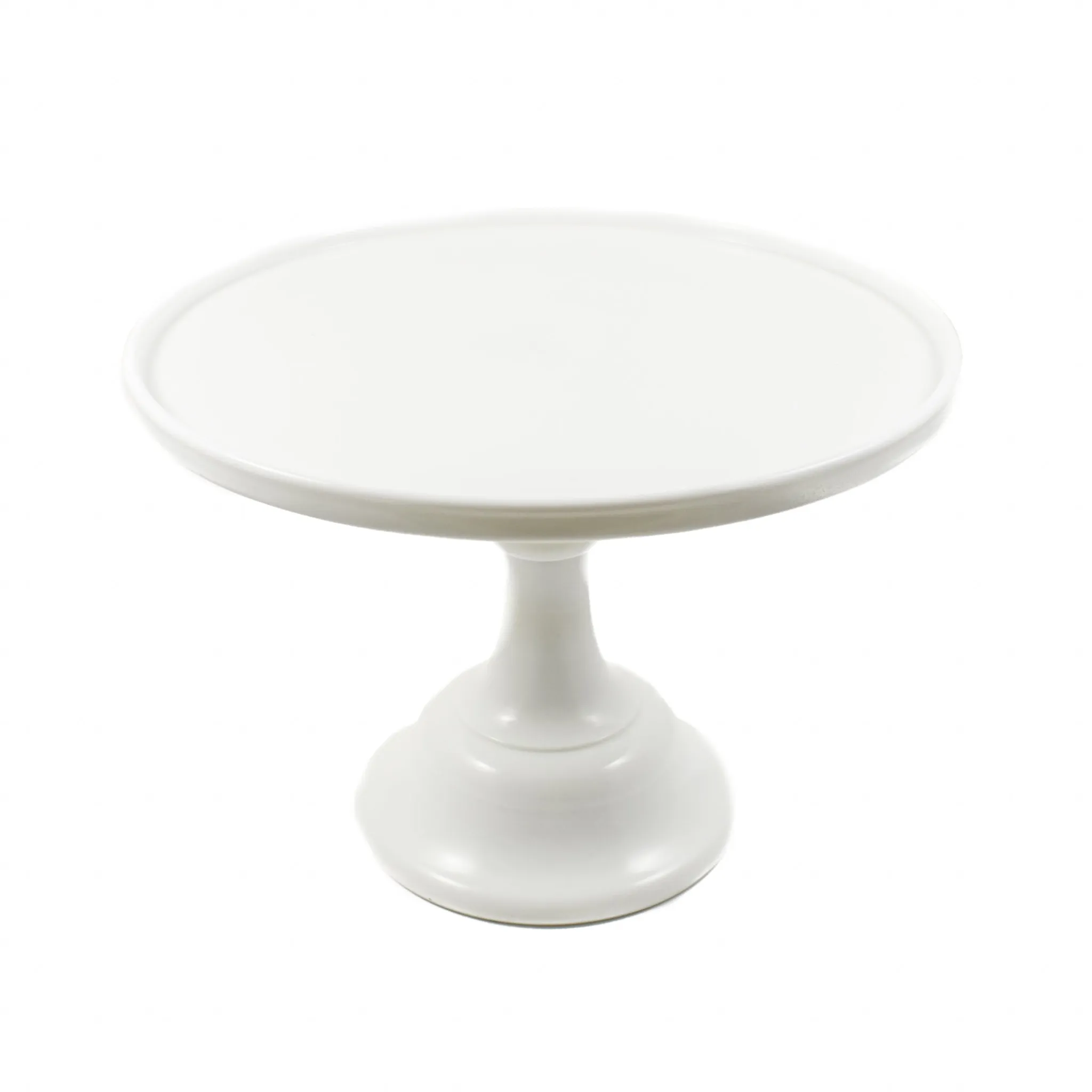 Hot White Milk Glass Cake Stand American Ingredients|Serveware
